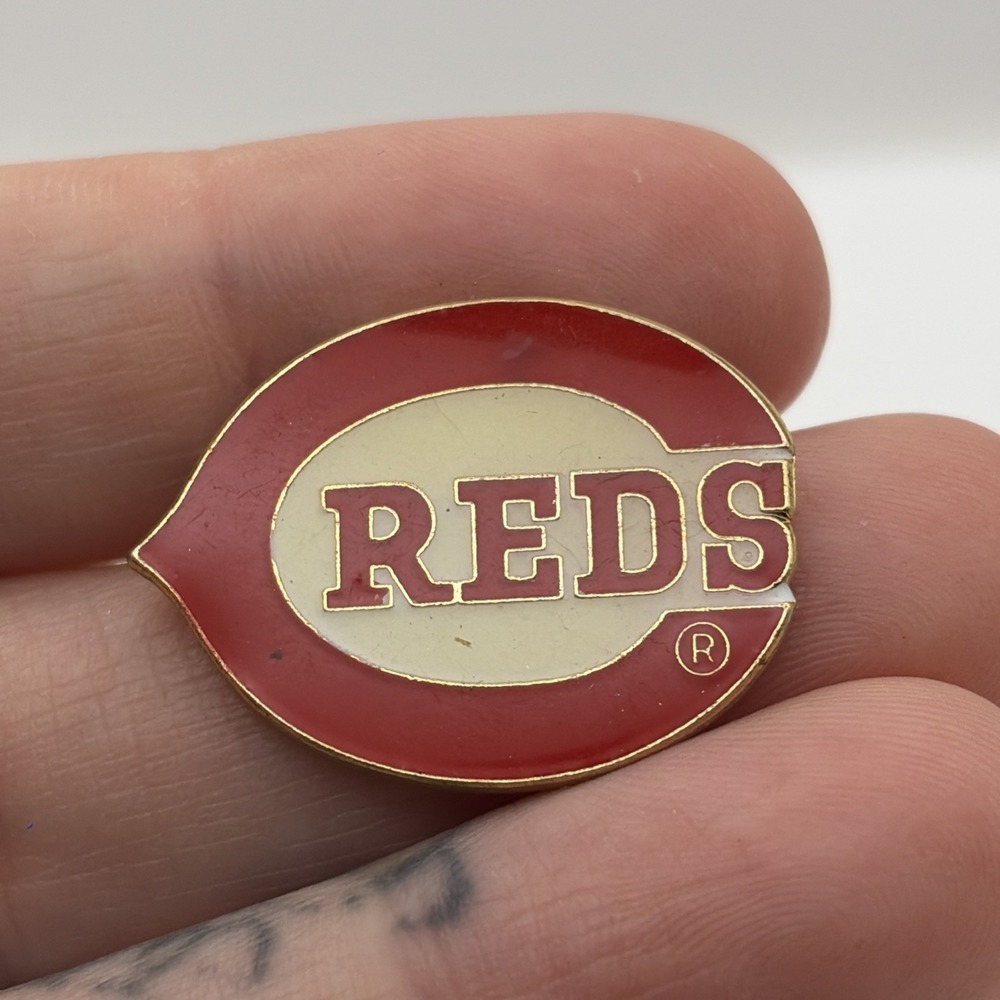 Vintage 1985 Cincinnati Reds Logo MLB‎ Baseball Team Lapel Hat Pin